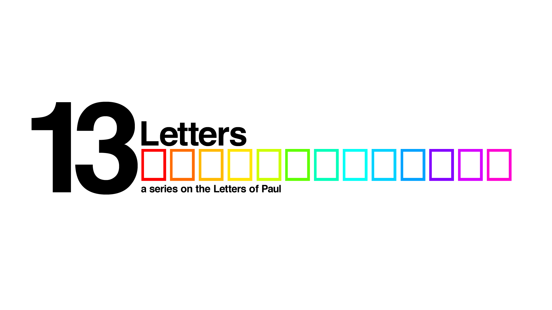 Series Wrap Up: 13 Letters